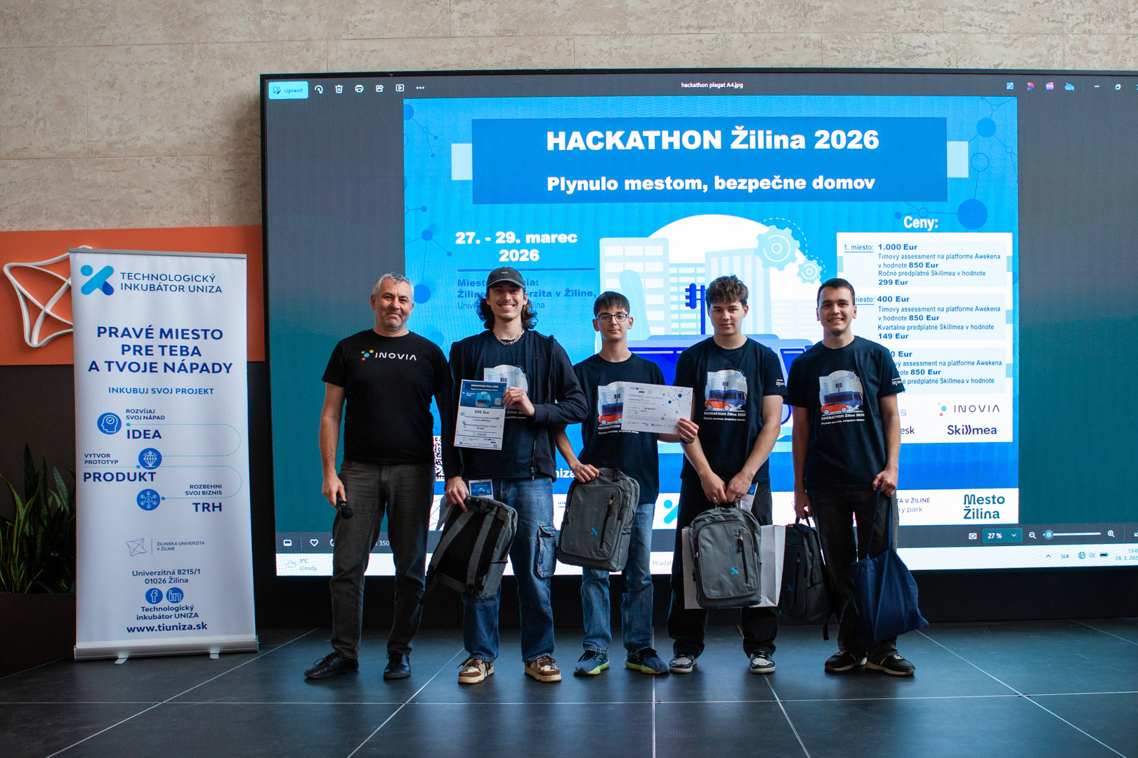hackathon zilina 2026 plynulo mestom bezpecne domov