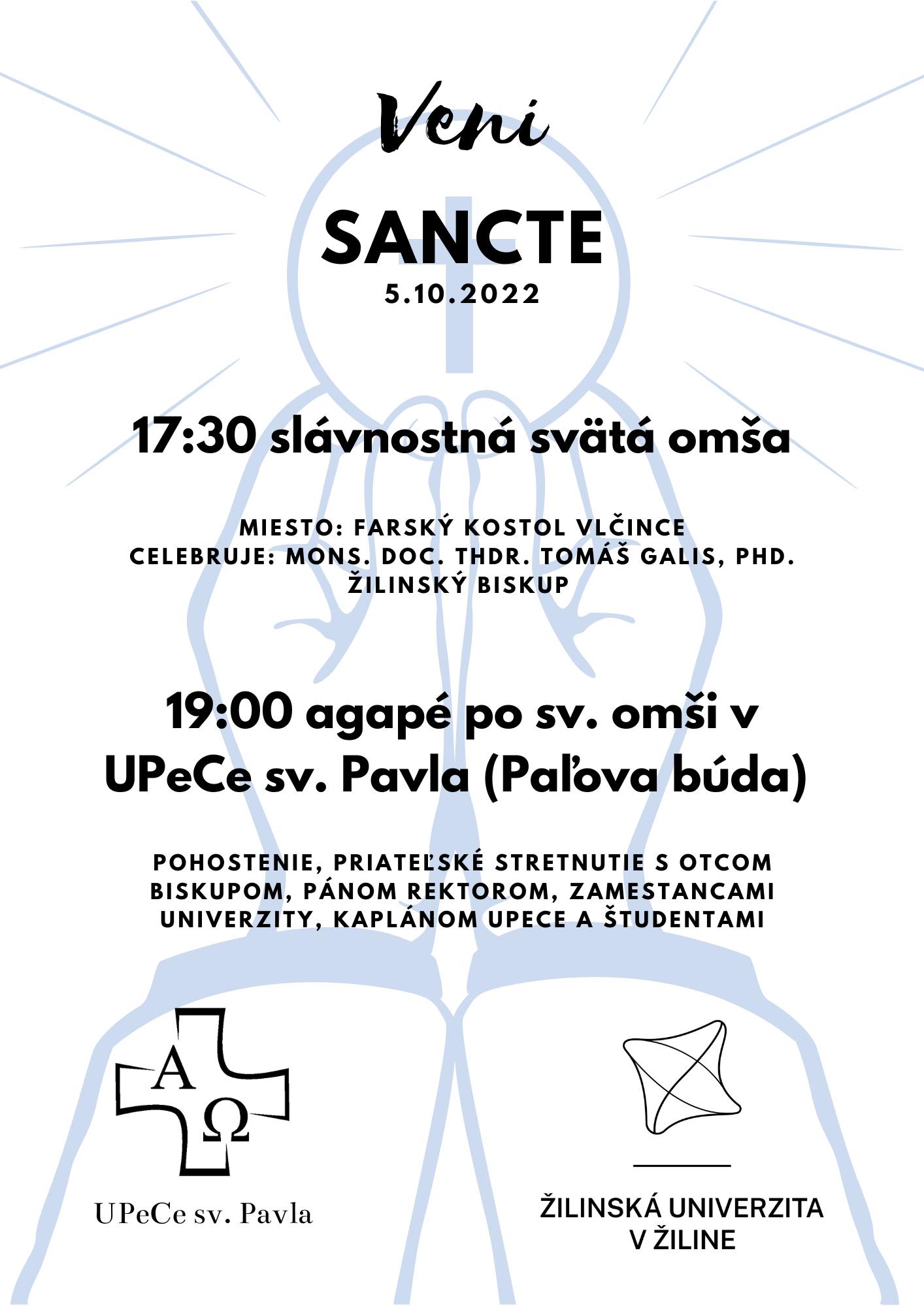 21092022 Veni Sancte pozvanka