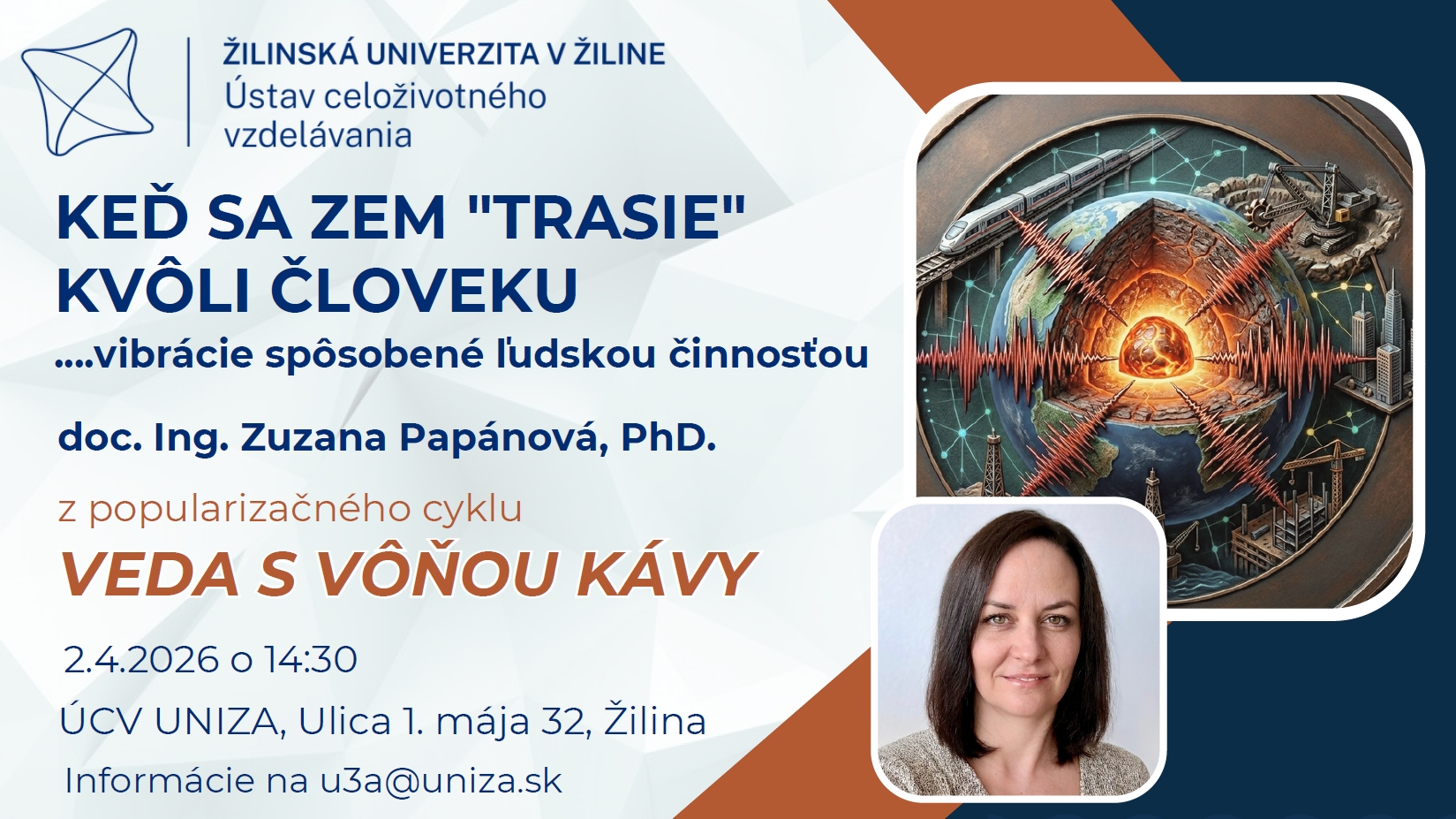 10092025 u3v uniza pozvanka na slavnostne otvorenie cyklu prednasok veda s vonou kavy